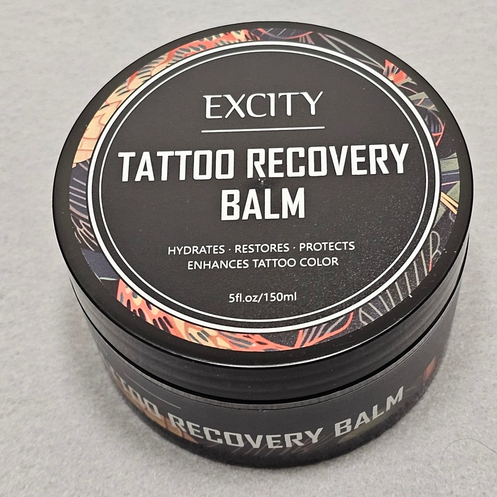 EXCITY Tattoo Recovery Balm 5 oz 150ml Tattoo Aftercare Moisturizer Exp 2028